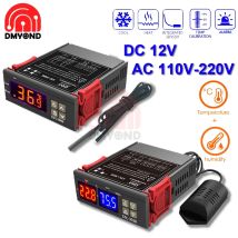 SHT2000 Contro STC1000 PID Temperature Controller Digital Thermostat 220V for Incubator New Home Two Output 10A Thermoregulator