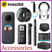 Insta360 ONE X2 Objektivdeckel / Objektivschutz / Ladegerät / Mikrofonadapter / Tauchtasche / Tragetasche Originalzubehör One X 2