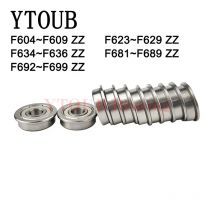 10pcs F682ZZ F683ZZ F684ZZ F685ZZ F686ZZ F687ZZ F688ZZ F689ZZ Flange Ball Bearing Thin Wall Metal Shielded Flanged Bearings