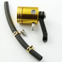 CNC Aluminum Alloy Motorcycle Brake Clutch Master Cylinder Fluid Reservoir Tank Oil Cup For Yamaha FZS Kawasak Honda Suzuki
