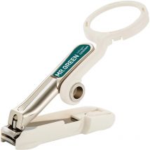 MR.GREEN Nail clipper with Magnifying Glass magnifier For Poor Vision Stainless Steel No Splash Manicure Tools Cutter Idea Gift
