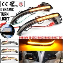 For BMW X3 G01 2018 2019 X4 G02 X5 G05 X6 G06 X7 G07 2020 Dynamic LED Turn Signal Light Side Rear Mirror Sequential Indicator