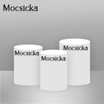 Mocsicka Anpassen Größe Drei Zylinder Abdeckungen Säule Umfaßt Runde Kreis Hintergrund Abdeckung