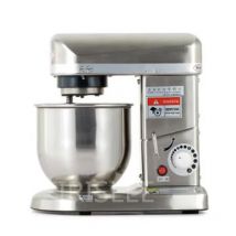 Batidora de pie eléctrica para cocina, batidora planetaria de alimentos con cubierta, gancho para masa, batidor plano, látigo de alambre de 10 litros, acero S.