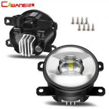 2 X Gruppo fendinebbia 30W 8000LM Paraurti anteriore per auto LED Fendinebbia Luce di marcia diurna H11 12V per Jeep Renegade Cherokee Compass
