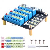 Raspberry Pi Gpio Expansion Extension Board Schraubklemmenhut für Raspberry Pi 2B/3B/3B+/4B/5/Zero/Zero W