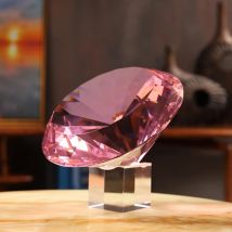 8 Farben Kristall Brief besch werer facettiert geschliffen Glas Riesen Diamant Schmuck Wohnkultur Handwerk