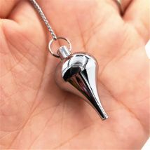 SongLong High Energy Pendulo Reiki Charms Messing Metall Isis Pendel zum Wünschelfen Wicca Divination Spitzer Kegel Kupfer Anhänger