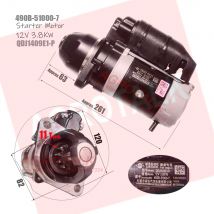QDJ1409E-P / QDJ1409E1-P , starter für Zhejiang Xinchai 490B / 495B / QC490/QC495, Teil nummer: