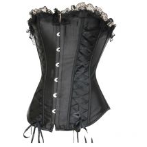 Vorne Einstellbare Lace Up Frauen Sexy Bodyshaper Unterbrust Korsett Taille Trainer Overbust Korsett Cincher Bustiers Burlesque Korsett