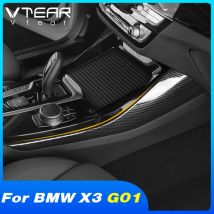 Vtear Innere Zentrale Steuerung Rahmen Dekoration Auto Innen Trim Styling Abdeckung ABS Chrom Zubehör Für BMW X3 G01 2021 Teile