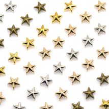 Kalaso 100pcs Star Punk Nagel kopf Nieten Spikes Leder Handwerk Schuhe Taschen Dekoration Kleidung Handtasche Handwerk DIY Zubehör