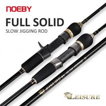 Noeby Solid Tip Slow Jigging Rod 1,68 m 1,83 m 1,96 m Spinning Baitcasting 30-350 g Ködergewicht M