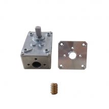 42 Motor Turbine Worm Reducer Nema17 Right Angle Reduction Gear Box With Single-axis or Double-shaft