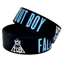Fashionable And Simple Fall Out Boy Rock Style Band Silicone Bracelet Sports Bracelet Jewelrys Wholesale Hot Sale