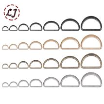 20 teile/los 15mm/20mm/25mm/30mm/40mm silber schwarz bronze gold typ D ring Verbindung legierung metall schuhe taschen Schnallen DIY Zubehör