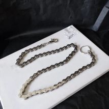 Pants chain Punk Men Wallet Belt Chain Bicycle chain Metal Trousers Chain For Jeans Pants Fashion Jewelry For Men Women
