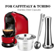 Für caff italy tchibo cafissimo aldi expressi nachfüllbare k-fee kaffee kapsel pod filter edelstahl cafeteira manipulation löffel