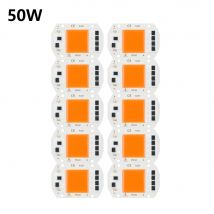 10PCS Wachsen Anlage Licht AC230V 5W 10W 20W 30W 50W LED COB phytolamp chip volle Spektrum Für wachsen zelt box innen Wasser beleuchtung