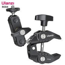Ulanzi R094 Super Clamp Extend 1/4 3/8Thread per Magic Arm LED Fill Light microfono Universal Ball HeadClamp LoadMax1.5kg