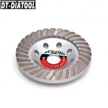 DT-DIATOOL Dia 125mm/5 zoll Diamant Segmentiert Turbo Reihe Tasse Schleifen Rad Discs für Beton Ziegel Harten Stein