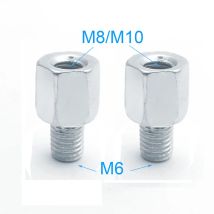 1 paar (2 Pcs) roller Motorrad Hinten Spiegel Adapter M10 10mm M8 8mm zu 6mm M6 Männlich Weiblich Rechten hand gewinde ändern Schraube