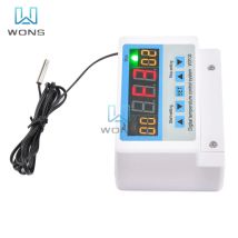 Termostato Digital W3103 12V 300W 24V 600W 220V punto táctil 5000W 30A interruptor controlador de temperatura montado en la pared de alta potencia