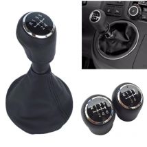 5/6 geschwindigkeit Auto Styling Getriebe Stick Schaltknauf Gamasche Boot Abdeckung Fall Rahmen Kappe Für Volkswagen VW Transport T5 T5,1 T6 2003-2015