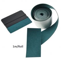 EHDIS 100CM Suede Felt ClothTape For Carbon Fiber Film Squeegee Edge Car Window Tint Scraper No Scratch Vinyl Wrap Cleaning Tool