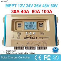 30A 40A 60A 100A Wind Solar Hybrid Laderegler Dual USB Lade Wind-Solar hybrid system controller MPPT