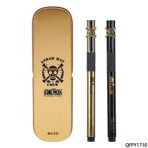 M&G Ink Pen QFPY1710 One Piece Metal Fountain Pen EF Nib Black Pen Gold Pen Signing Pen School Supplies Office Supplies