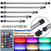 RGB LED Aquarium Lights Underwater Fish Tank Light Diving Lighting Aquarium Submersible Remote Control Lamp Amphibious