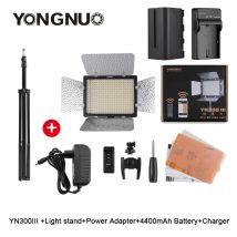 YongNuo YN300 III YN300III 3200k-5500K CRI95 Kamera Foto LED Video Licht optional mit AC Netzteil