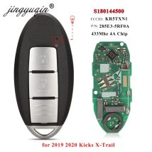Jingyuqin S180144500 Keyless Für Nissan Kicks X-Trail 2019 2020 Proximity Smart Auto Schlüssel Fob 433MHz 4A NCF29A1M TXN1 285E3-5RF0A