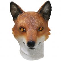Latex Animal Realistic Red fox Mask Halloween Costume Fancy Dress Props Cosplay Carnival Mask