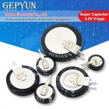 2PCS Farad-Kondensator 5,5V 0,1F 0,22F 0,33F 0,47F 0,68F 1F 1,5F 4F Superkondensator 0,1F-5,0F Doppelschichtkondensator V-Typ