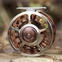 Maxway Ehre Doppel Farben Volle Metall Wasserdicht Fly Fishing Reel 3/4 5/6 7/8 9/10 WT Gold Tasse