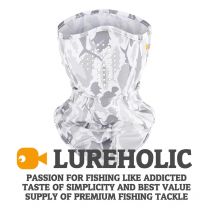 LUREHOLIC UPF50+ anti UV Lure Fishing Mask Neck & Face Protect From Sun Proof Ice Feel