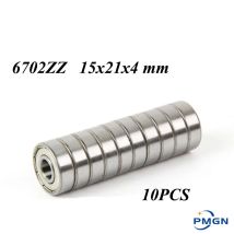 Freies Verschiffen 10 stücke ABEC-5 6702ZZ Hohe qualität 6702z 6702 ZZ 15x21x4mm metall dichtung ultra dünne Abschnitt Rillenkugellager