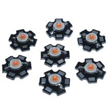 50pc High Power 1w/3w Watt LED Kühlkörper Aluminium Basis Platte 20mm LED board Weiß warmweiß Rot Grün Blau UV 395-400NM led chip