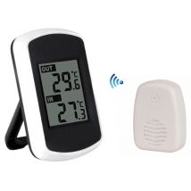 LCD Drahtlose Indoor/Outdoor Digital Thermometer Umgebungs Wetter Station Home Büro Temperatur Meter -40 ~ 60 °C Prüfung werkzeuge