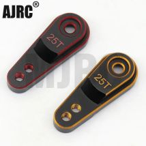 Metallo 25t Servo Braccio Corno Dello Sterzo Per Traxxas Trx4 Axial Scx10 Tamiya 1/10 Rc Crawler Truck Futaba Savox Emax Hsp Servo Motori