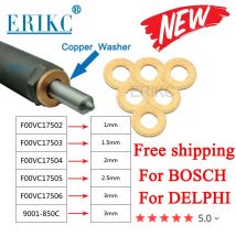 9001-850C Rame Shim F00VC17503 Clip Rondella F00VC17505 Ugello Rondella di Rame F00VC17504 Guarnizione per BOSCH DELPHI Iniettore