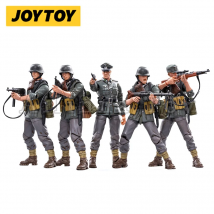 JOYTOY 1/18 3,75 Actionfigur (5 TEILE/SATZ) WWII Deutschland Wehrmacht Mountain Division Anime Collection Militärmodell