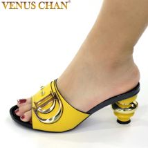 Neue Italienische High Heels Herbst Slipper für Hochzeit 2022 Sexy Plattform Pumpen Italienischen In Frauen Hohe Qualität Afrikanische Hochzeit Schuhe