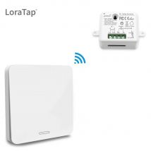 Interruttore wireless Telecomando Luce Ventilatore Cinetico Autoalimentato RF 433 Mhz Nessuna batteria Nessun WiFi Nessun cavo necessario Facile da usare