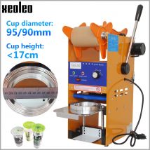 XEOLEO Cup sealer Automatic roll film Bubble tea machine Manual Cup sealing machine 9/9.5cm