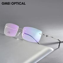 Legierung Schraubenlose Randlose Brille Rahmen Männer Ultraleicht Platz Brillen Myopie Rezept Auge Glas Rahmenlose Mann Optische Rahmen