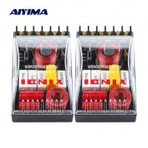 AIYIMA-altavoz de Audio para coche, divisor de frecuencia alta y baja, 2 vías cruzadas, agudos graves, altavoces independientes, filtro, 200W, 2 unidades