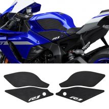 Pegatinas laterales antideslizantes para tanque de combustible, almohadilla impermeable, pegatina de goma para Yamaha YZF R1 R1M YZFR1 2020 - 2021